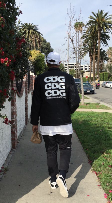 CDG Logo Back Streetwear Jacket