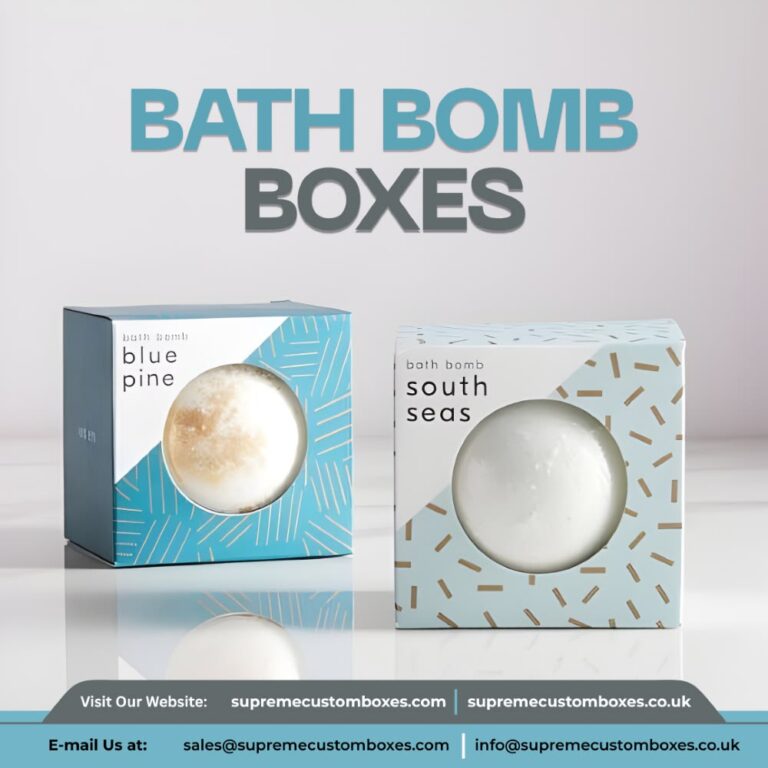 Custom Bath Bomb Boxes