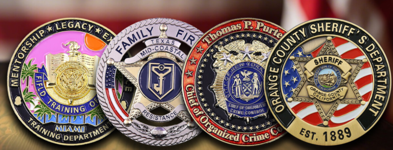 custom police challenge coins