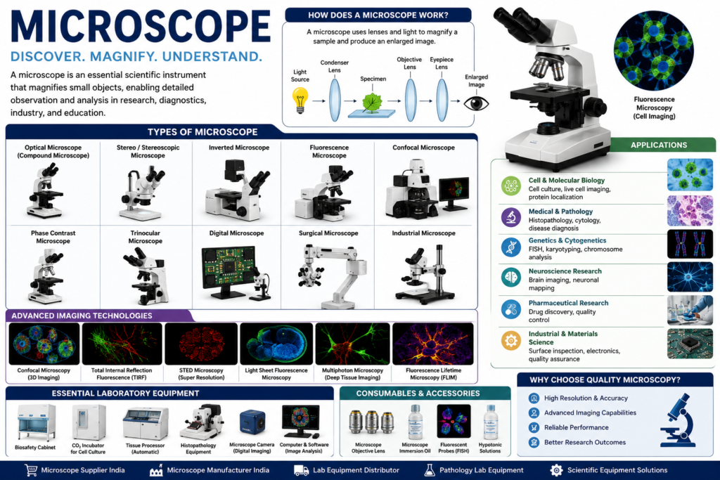 What Is a Microscope? Types, Applications, and Laboratory Uses