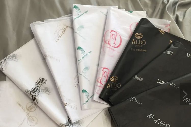 Custom printed hot paper