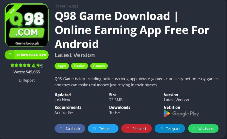 Q98 Game Download
