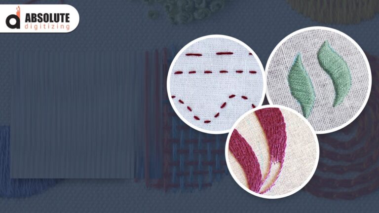 Machine embroidery stitches guide
