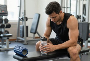 magnific__muscular-athlete-resting-on-gym-bench-with-water-b__99554
