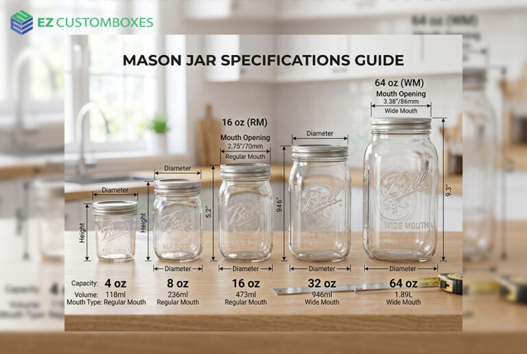 mason jar specifications