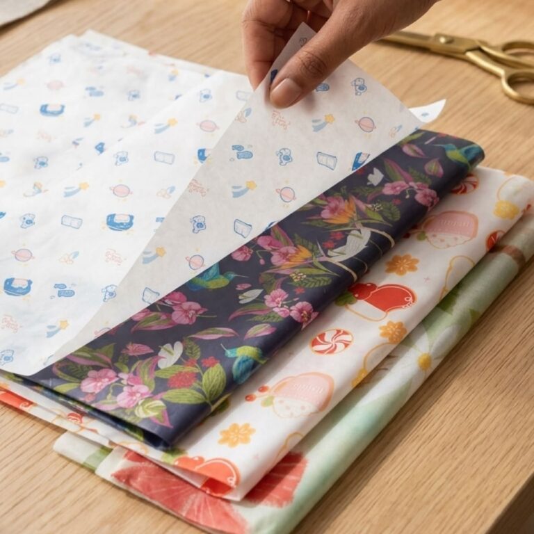 Printed tissue paper