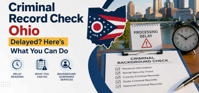 Criminal Record Check Ohio