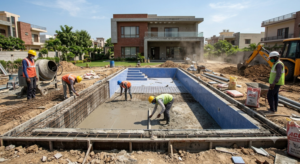 Swimming Pool Construction Company Panipat