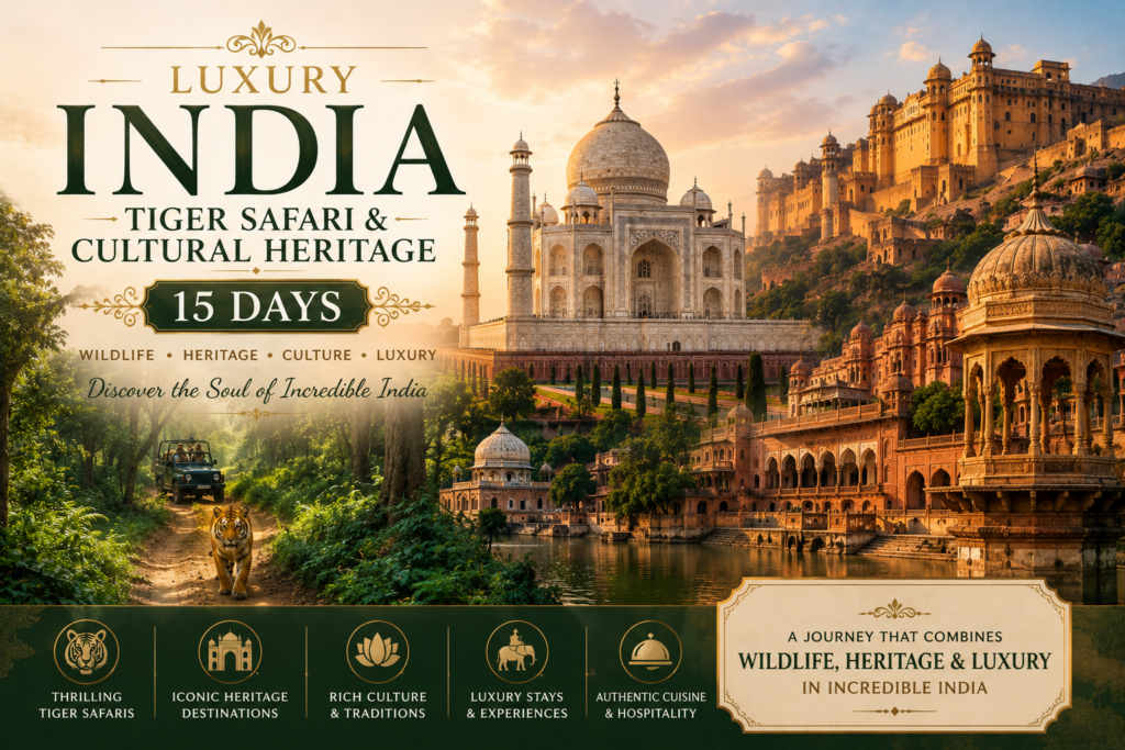Luxury India Tiger Safari & Cultural Heritage