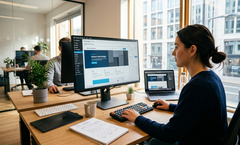 CMS Based Web Design for Modern Websites