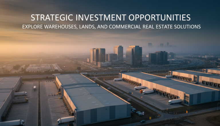 Strategic Investment Opportunities: Explore Warehouses Lands and Commercial Real Estate Solutions with RGESTATE