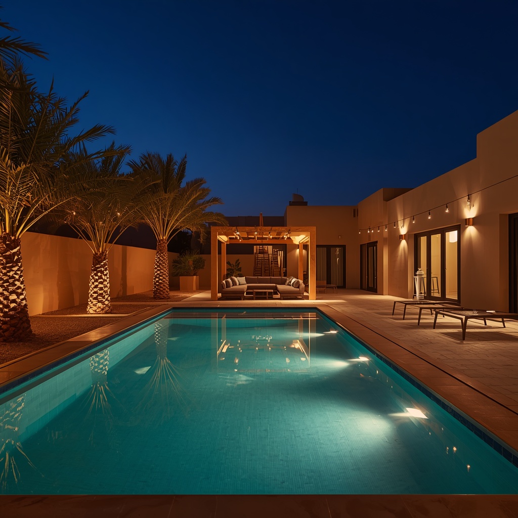 lucid-origin_Twilight_lifestyle_shot_of_a_modern_Abu_Dhabi_backyard_with_a_sleek_geometric_po-0