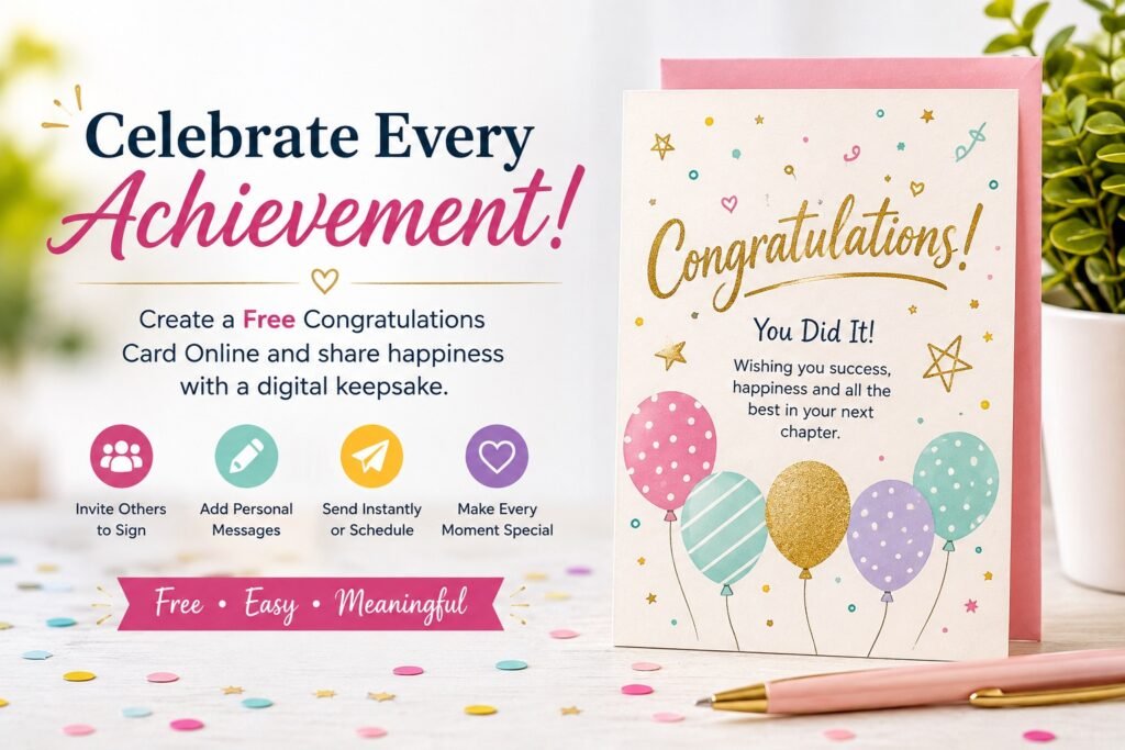 send a congrats ecard