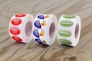 Custom Square Roll Labels