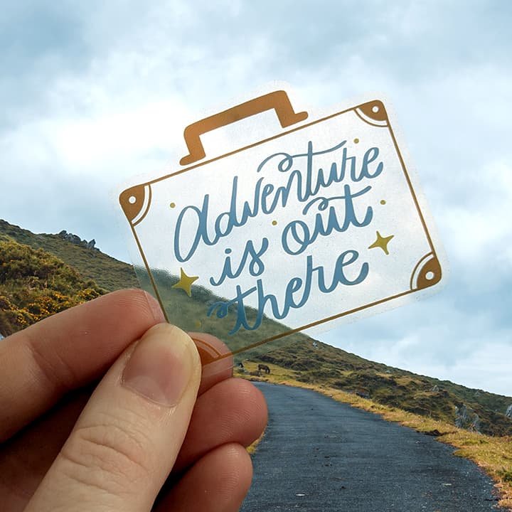 Custom clear cut stickers