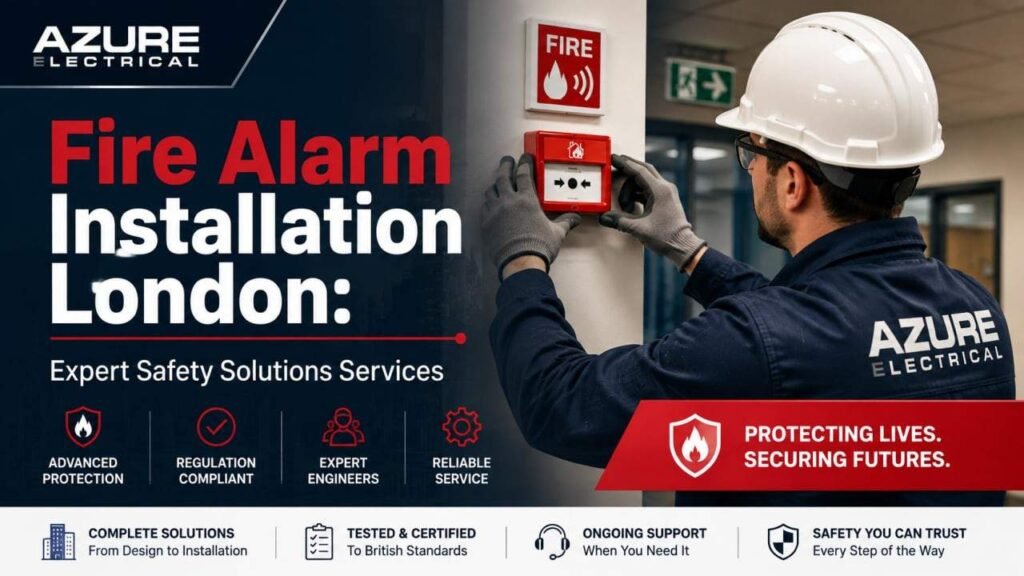 Fire Alarm Installation London system setup in commercial building