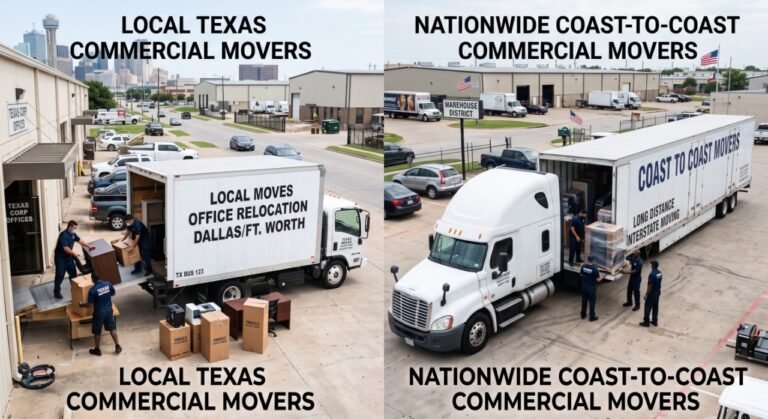 How Can You Choose Between Local and Nationwide Commercial Movers