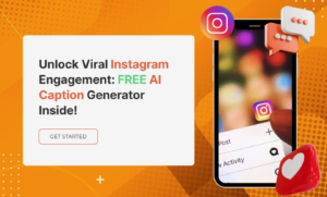 Free Instagram caption generator creating engaging social media captions