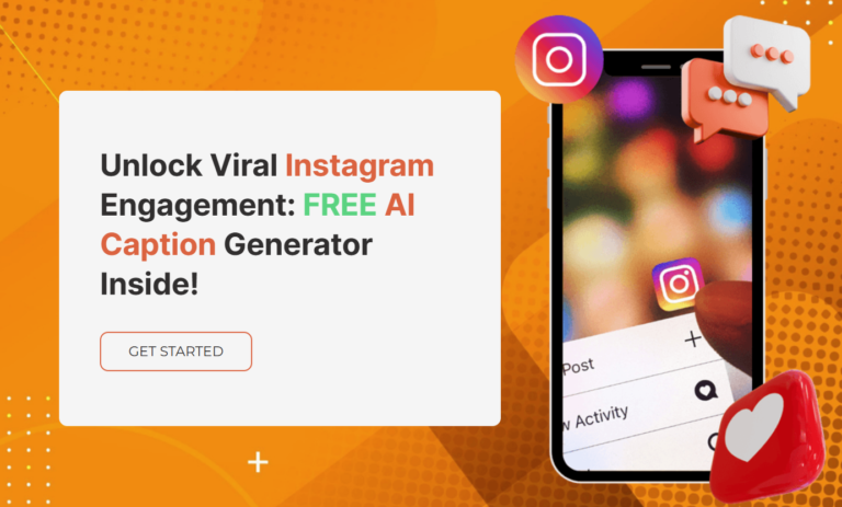Free Instagram caption generator creating engaging social media captions