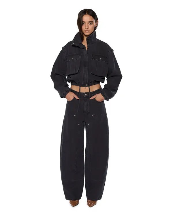 KSUBI BARREL JEAN CARPENTER BLACK