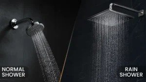 Rain Shower vs Normal Shower