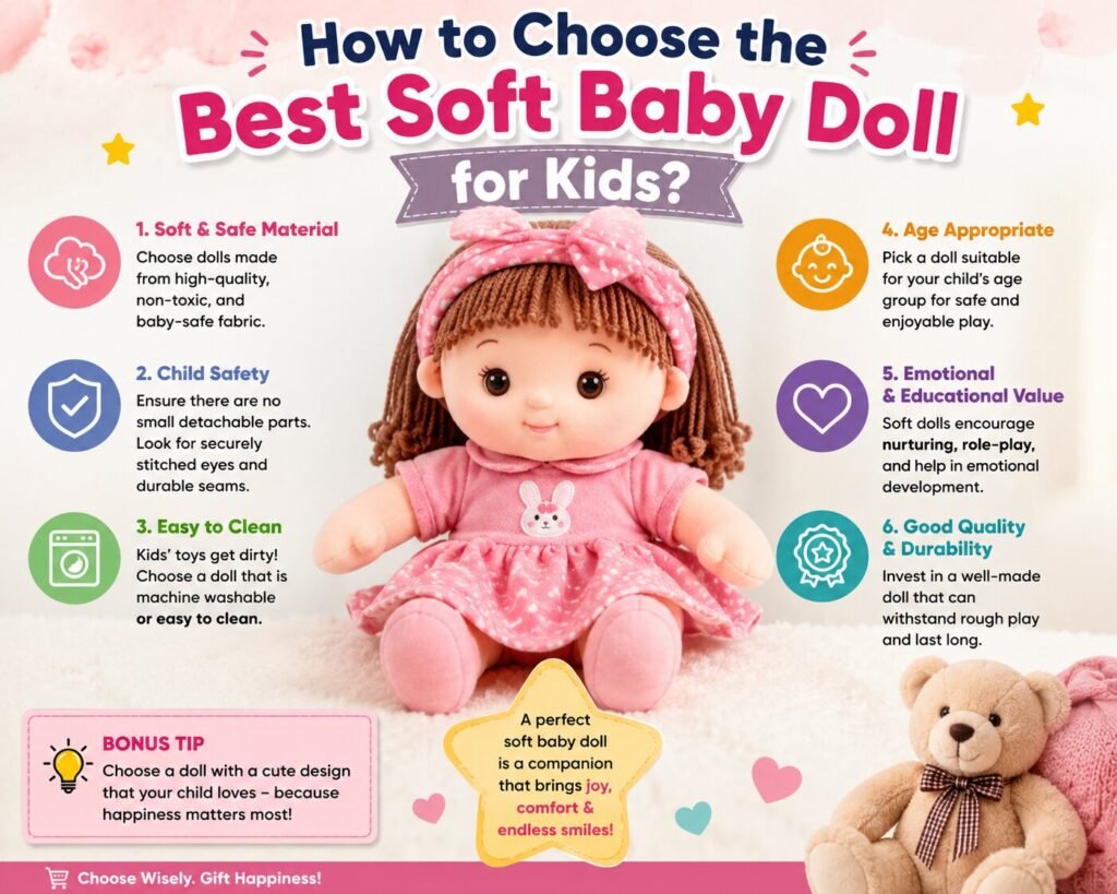 soft baby doll for girls