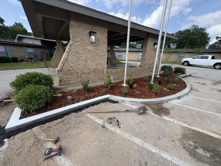 Retaining wall contractor in Tyler TX