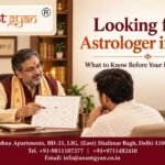 Person discussing a birth chart during an astrology consultation in Delhi