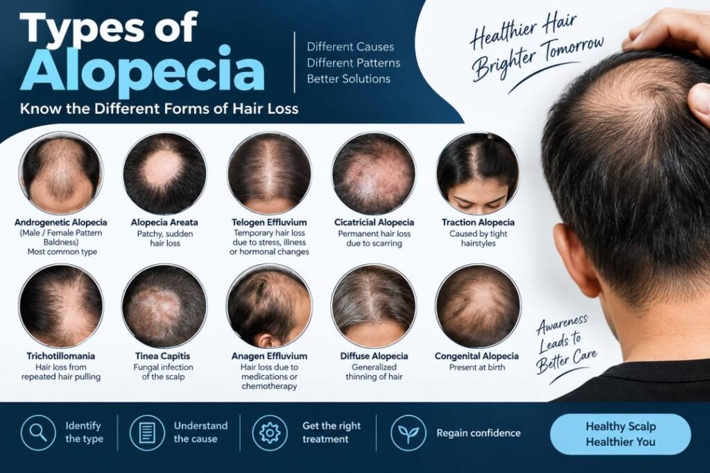 Types of Alopecia