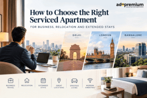 Choose Right Serviced Apartment Delhi London Bangalore