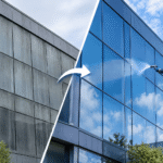 From Dull to Distinct How Glass Spraying Can Transform Modern Building Facades