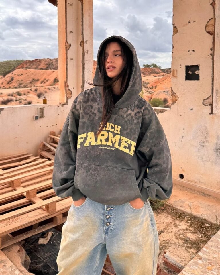 RICH FARMER HOODIE DARK GREY