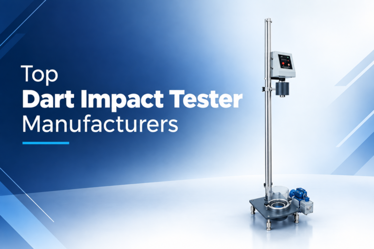 Top Dart Impact Tester Manufacturers for Plastic Film Quality Control