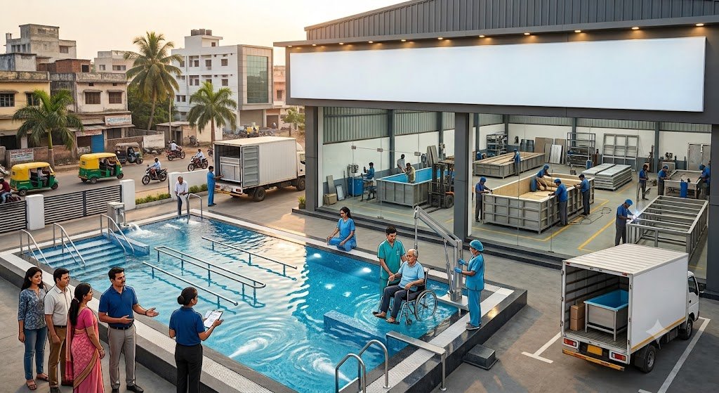 Rehabilitation hydro therapy pool manufacturer & supplier in India