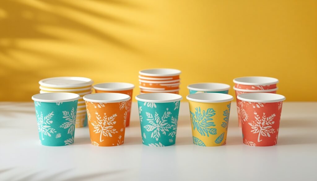 custom small paper cups