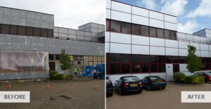 Curtain walling repairs