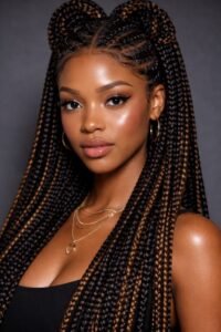 Great Look With Human Hair Braids