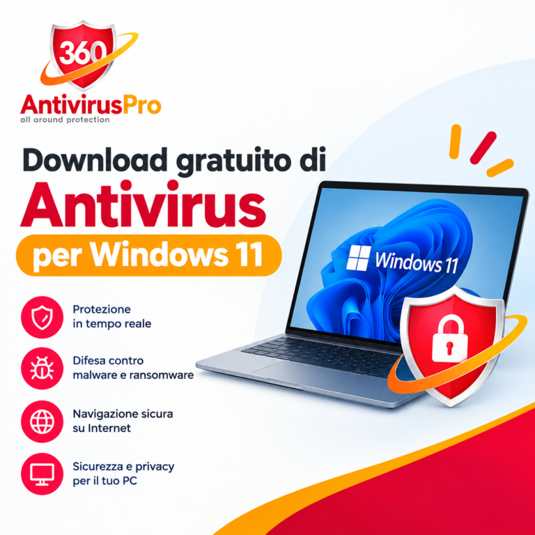 Download gratuito di Antivirus per Windows 11