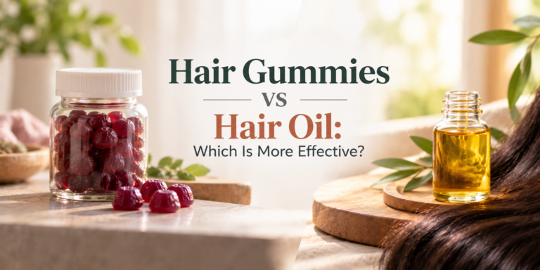Hair Gummies vs Hair Oil Comparison