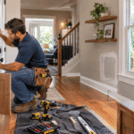 Home Handyman Checking Door Alignment (1)