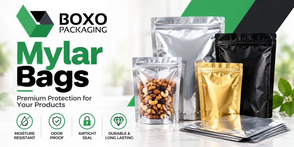 Printed Mylar Bag Packaging With Logo