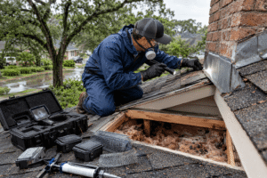 Rainy Rooftop Pest Inspection (1)