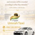 Umrah Taxi Service providing convenient transportation for pilgrims travelling between Jeddah Airport, Makkah, and Madinah in Saudi Arabia.