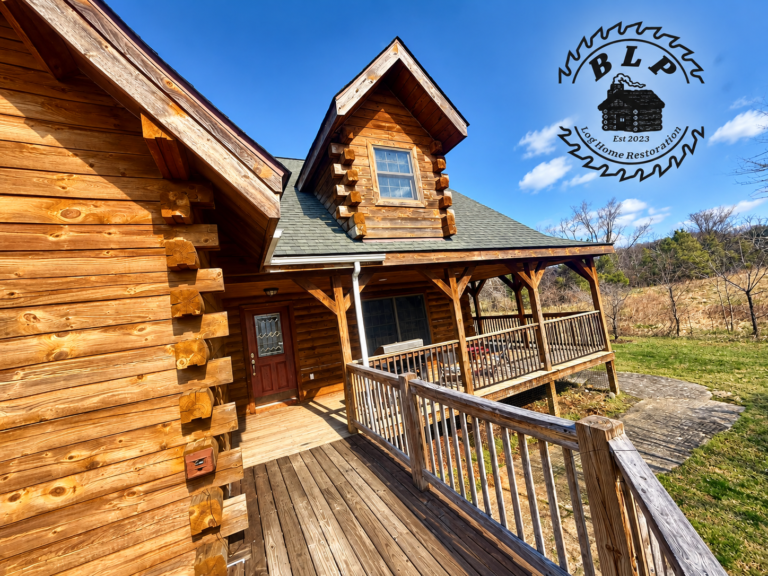 log cabin rotten log repair