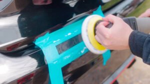 Paint Correction - Spot Polishing Black Car Paint with Dual Action Polisher